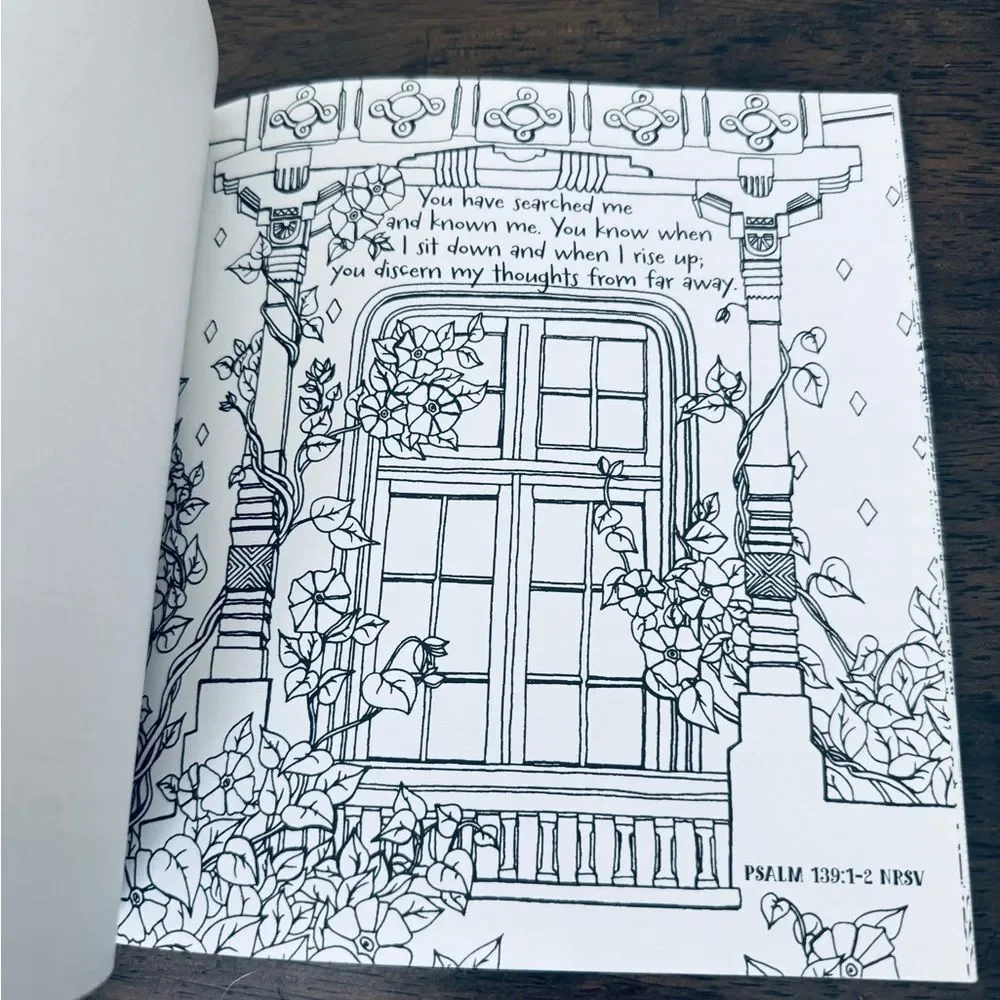 For I Know the Plans Bible Verse Adult Coloring Book